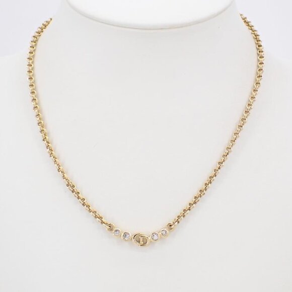 Dior Jewelry - Christian Dior Gold CD Logo Necklace